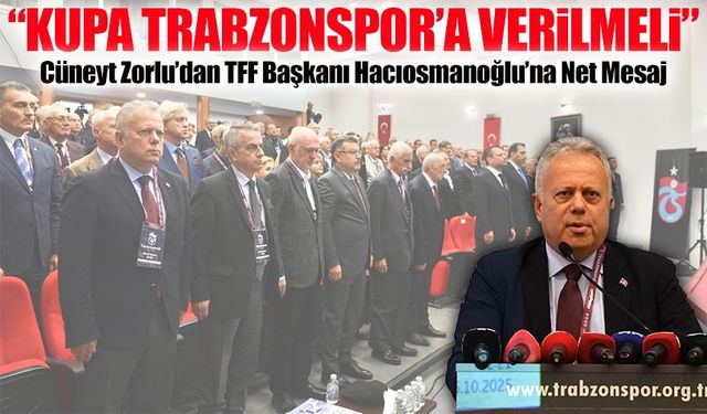 Cüneyt Zorlu’dan Cumhurbaşkanı Erdoğan ve TFF Başkanı Hacıosmanoğlu’na Net Mesaj