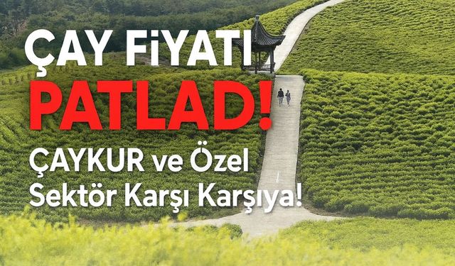 Bugün Çay Piyasası Karıştı: ÇAYKUR 25,44 TL Dedi, Özel Sektör Direndi!