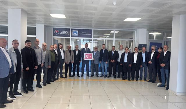 MHP Trabzon İl Başkanı Sivrikaya'dan Muhtarlar Derneği Başkanı Aktürk’e Ziyaret
