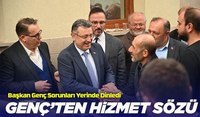 Benlitaş’a Yol, Su ve Otobüs Sözü: Başkan Genç Sorunları Yerinde Dinledi
