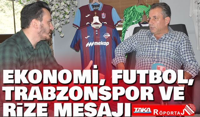 Celil Hekimoğlu’ndan Çarpıcı Açıklamalar: Ekonomi, Futbol, Trabzonspor Ve Rize Mesajı