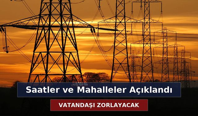 Trabzon’da Elektrik Kesintisi Bugün Vatandaşı Zorlayacak: Saatler ve Mahalleler Açıklandı