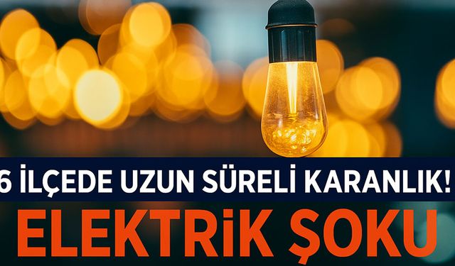 Trabzon genelinde bugün geniş kapsamlı elektrik kesintileri yaşanıyor. 6 İlçede Uzun Süreli Karanlık!