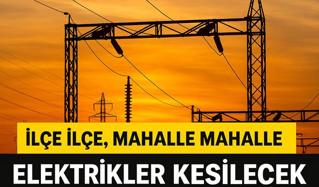 Trabzon’da Bugün Elektrikler Kesilecek! İşte İlçe İlçe, Mahalle Mahalle Planlı Kesinti Saatleri