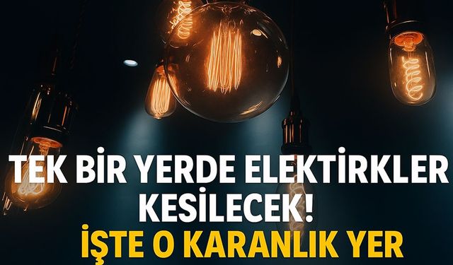 Trabzon’da Bugün Tek Bir Yerde Elektrikler Kesilecek! İşte Kesinti Saati ve Nedeni