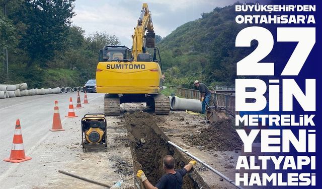 Trabzon Ortahisar’a 113 Milyonluk Dev Altyapı Yatırımı Başladı