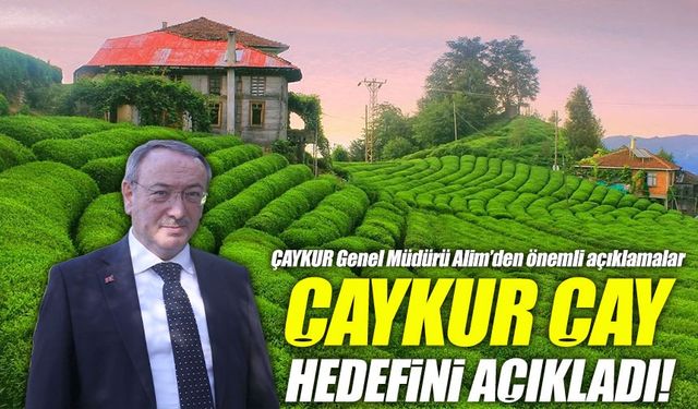 ÇAYKUR’un 2025 hedefi: “Kâr ediyoruz, hedefimiz 132 bin ton kuru çay satışı”
