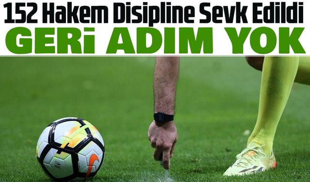 TFF’den Tarihi Bahis Skandalı! 152 Hakem Disipline Sevk Edildi