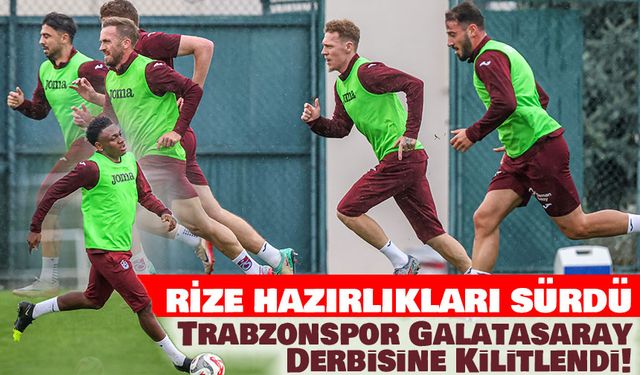 Trabzonspor Galatasaray Derbisine Kilitlendi! Tekke: “Rize ve Eyüp Maçları Kayıpsız Geçilmeli”