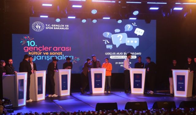 Bakan Yardımcısı Eminoğlu, Rize'de Gençler Arası Bilgi Yarışması Türkiye finale katıldı: