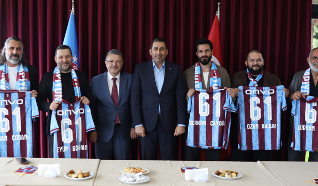 “Mehmed: Fetihler Sultanı” dizi ekibinden Trabzonspor’a ziyaret