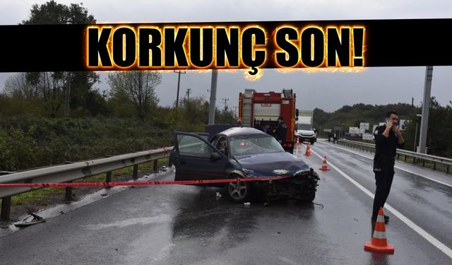 Korkunç Son! Sürücü Hayatını Kaybetti...