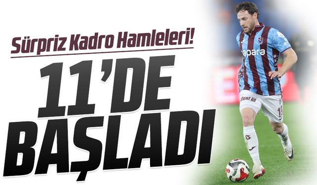 Fatih Tekke’den Kayserispor Maçına Sürpriz Kadro Hamleleri!