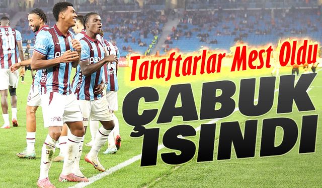Trabzonspor’un Yeni Yıldızı Oulai Sahneye Çıktı! Taraftarlar Mest Oldu