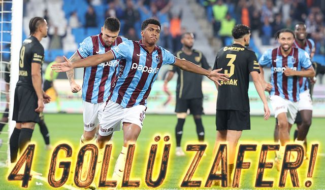 Trabzonspor’dan Kayserispor’a Fırtına Gibi 4 Gollü Zafer!
