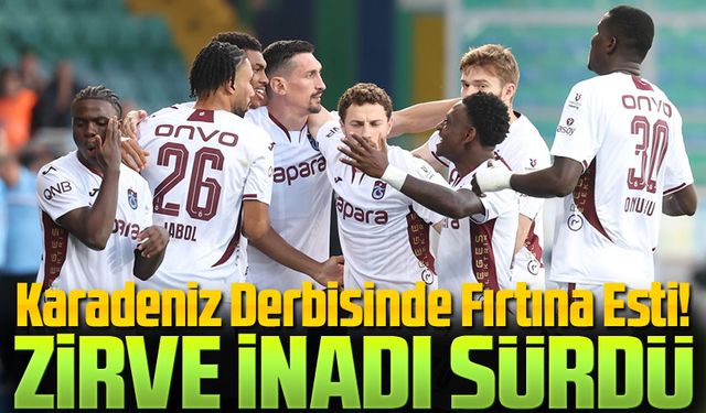 Karadeniz Derbisinde Fırtına Esti! Trabzonspor Rize’den 3 Puanla Döndü