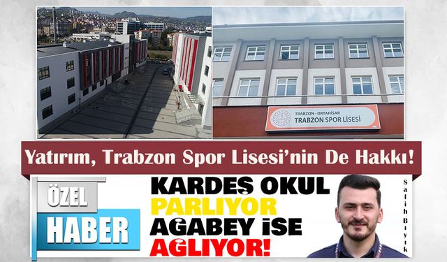 Trabzon Spor Lisesi Unutuldu Mu? Duvarı Çöktü, Sahası Çürüdü, Tabelası Silindi!