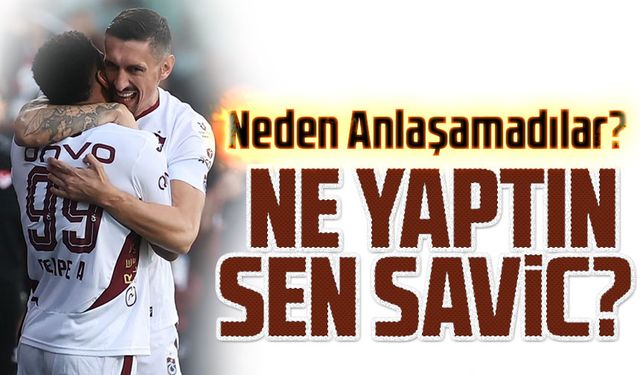 Trabzonspor kaptanı Stefan Savic’ten Kritik Hata! Rize’de Gelen Gol Moralleri Bozdu