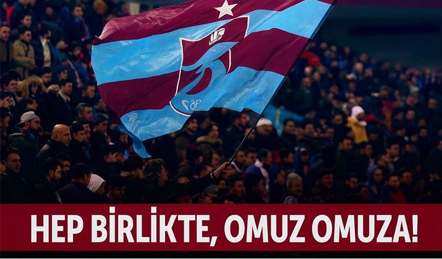 Trabzonspor Taraftarlarına Çağrı: “Papara Park’ta Omuz Omuza, Şampiyonluk Yolunda!”