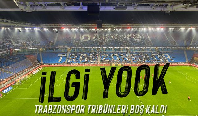 Trabzonspor Tribünleri Boş Kaldı, Gazze’ye Anlamlı Destek Verildi!