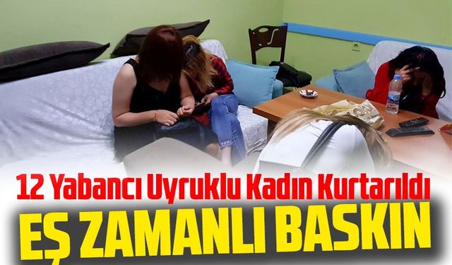 Trabzon’da Fuhuş Operasyonu: 6 Kişi Tutuklandı, 12 Yabancı Uyruklu Kadın Kurtarıldı