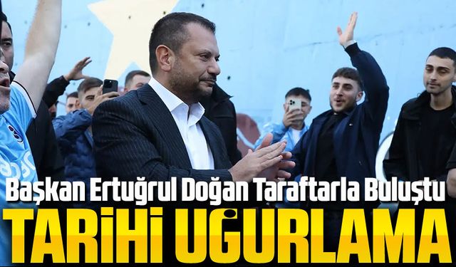 Taraftardan Tarihi Uğurlama: Trabzonspor’u Rize’ye Coşkuyla Yolladılar!