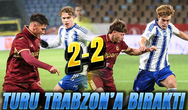Trabzonspor U19 Finlandiya’da Berabere: Turu Trabzon’a Bıraktı