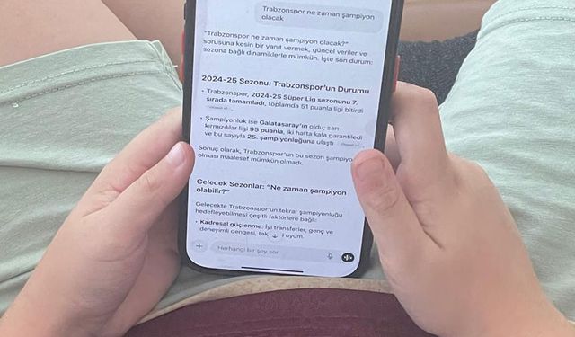 Minik Trabzonsporlu Ediz’in ChatGPT’ye sorduğu soru yürekleri ısıttı