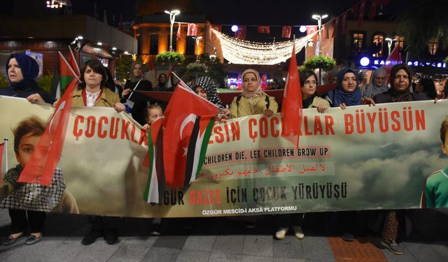 Trabzon'da İsrail'in Gazze'ye saldırıları protesto edildi
