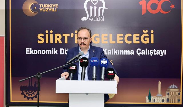 Siirt’in Geleceği İçin Ortak Akıl: “Ekonomik Dönüşüm ve Kalkınma Çalıştayı” Düzenlendi