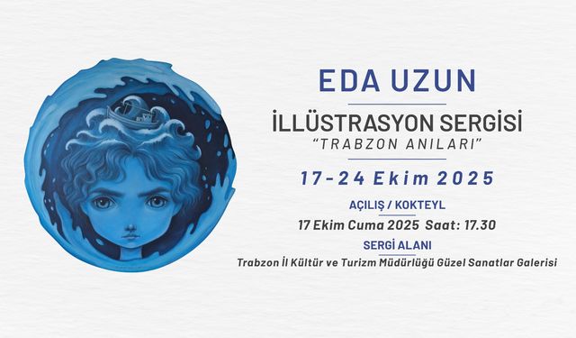 “Trabzon Anıları” Sergisi Sanatseverlerle Buluştu: Eda Uzun’dan Bellek ve Doğaya Dair Görsel Yolculuk