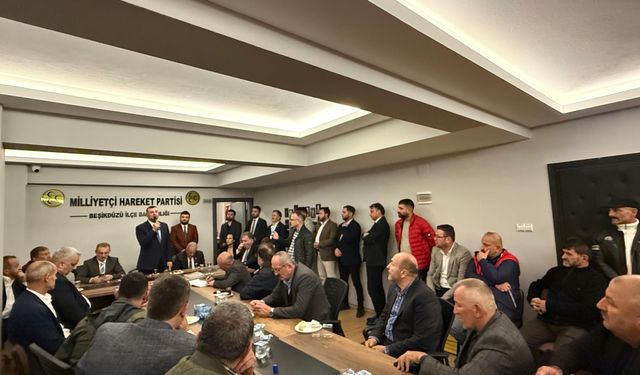MHP Trabzon, Teşkilatları Güçlendirme Hamlesini Beşikdüzü'nde Sürdürdü