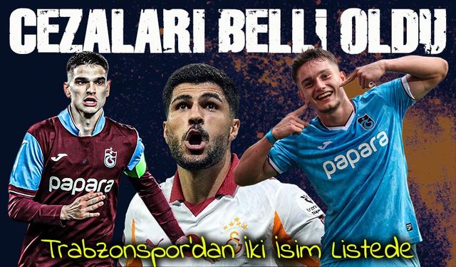 TFF Bahisçi Futbolcuların Cezasını Açıkladı: Trabzonspor'dan İki İsim Var!