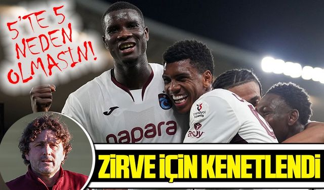 Trabzonspor’da Hedef 5’te 5! Fatih Tekke Zirve İçin Kenetlendi