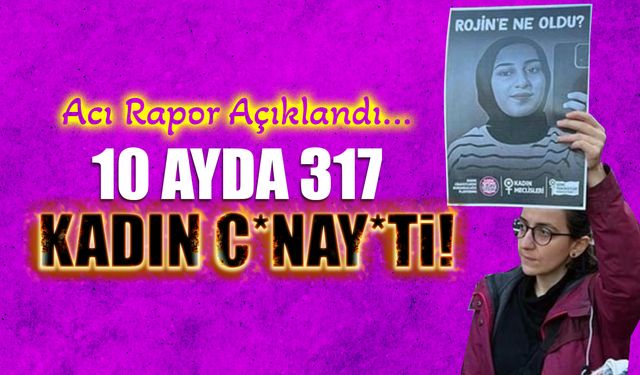 10 Ayda 317 Kadın Hayattan Koparıldı! Acı Rapor Açıklandı