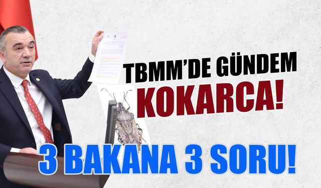 Yavuz Aydın'dan 3 Bakan 3 Soru Önergesi! Gündem Kokarca