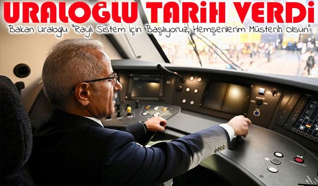 Ulaştırma Bakanı Uraloğlu: Trabzon Raylı Sistemi 2026'da Hayata Geçiyor