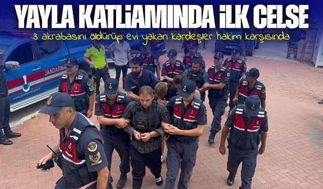 Trabzon Haçovit Yaylası’ndaki Üçlü Cinayet Davasında İlk Celse Görüldü