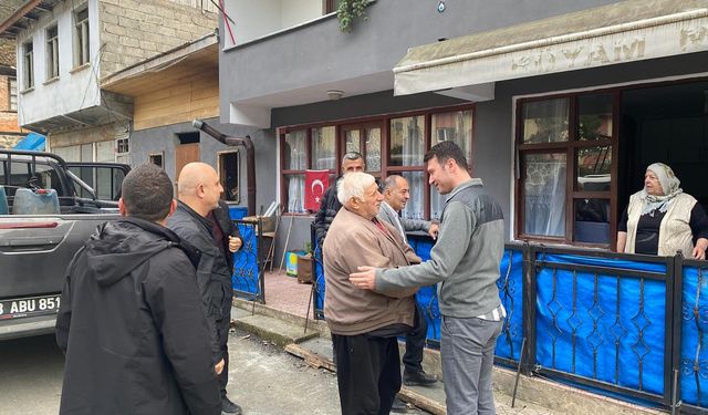 Arhavi Kaymakamı Burak Çimşir'den köylere ziyaret