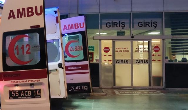 Bafra'da çıkan bıçaklı kavgada 1 kişi yaralandı