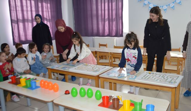 Havza'da anaokulunda '6 Yaş İlk Kalıcı Dişim Etkinliği' düzenlendi