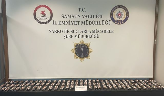 Samsun'da 5 bin 712 uyuşturucu hap ele geçirildi