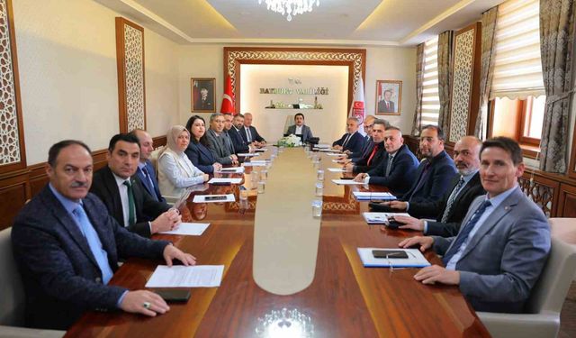 Bayburt'ta Bağımlılıkla Mücadele Toplantısı gerçekleştirildi