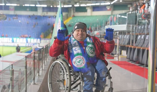 Çaykur Rizespor aşkı engel tanımıyor