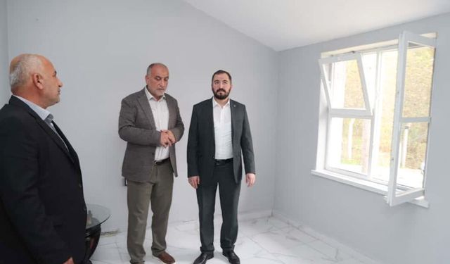 Eski okul binası mahalle konağına dönüştürüldü