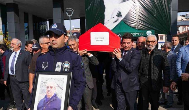 Kalp krizi sonrasında hayatını kaybeden Zabıta memuruna son görev