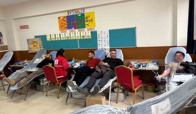 Okulda kan bağışı kampanyası