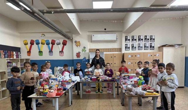 Ordu’da minik kalpler arasında sevgi köprüsü kuruldu