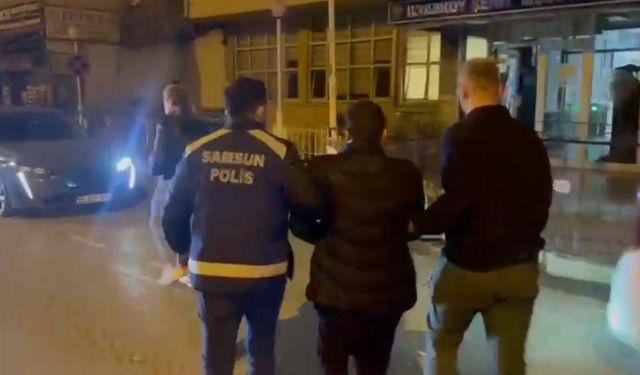 Samsun’da 12 yıl hapis cezası bulunan firari yakalandı