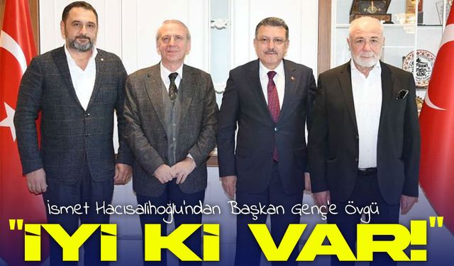 Demokrat Parti Eski Genel Başkanı İsmet Hacısalihoğlu’ndan Ahmet Metin Genç’e “İyi ki var!”